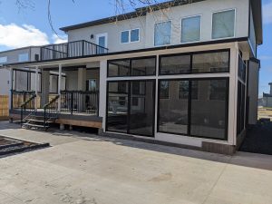 Large studio with a covered deck to enjoy all that nature has to offer