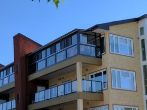Enjoy the balcony on a windy day