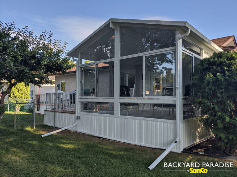 white gable sunroom charleswood winnipeg manitoba