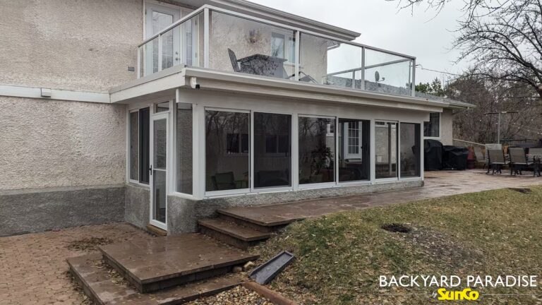 white structural curtain wall sunroon st francois xavier manitoba