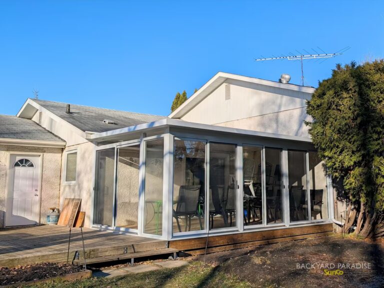 white studio sunroom oakbank manitoba